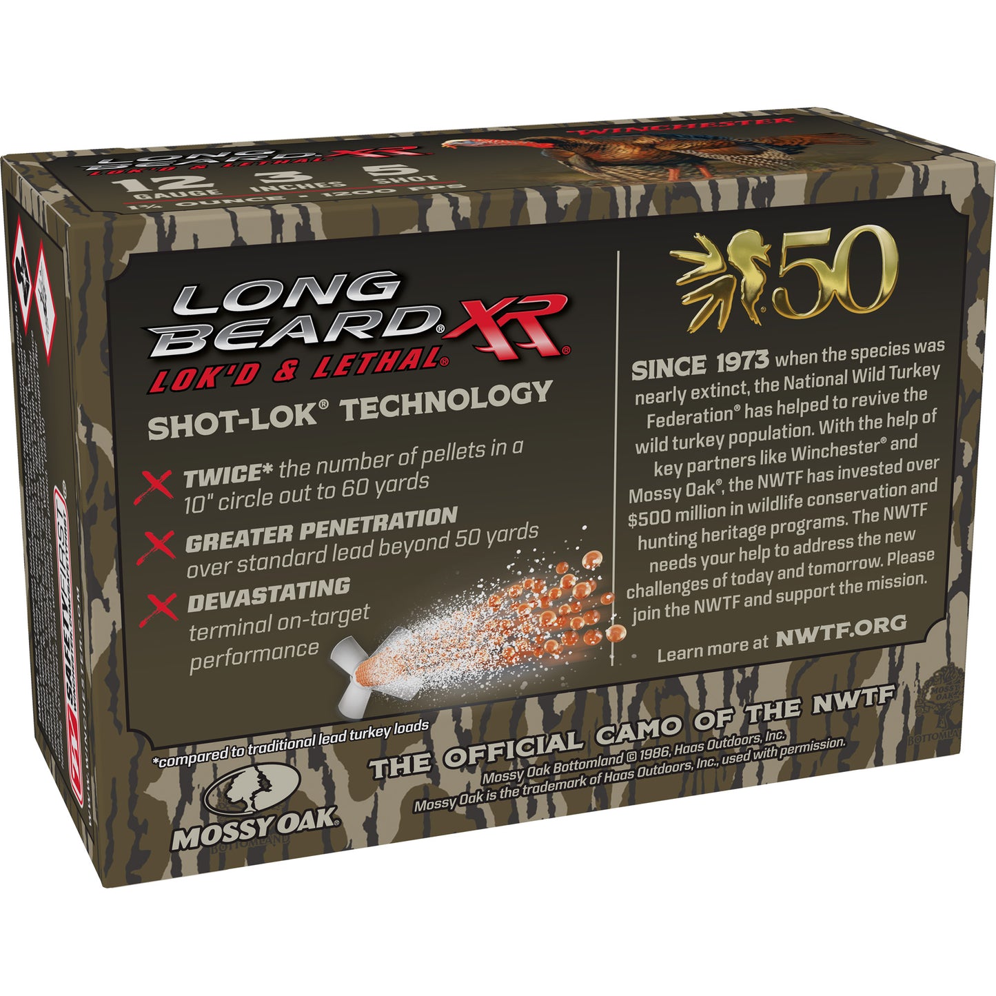 Win Lb Xr Trky 12ga 3" #5 1.75oz 10/