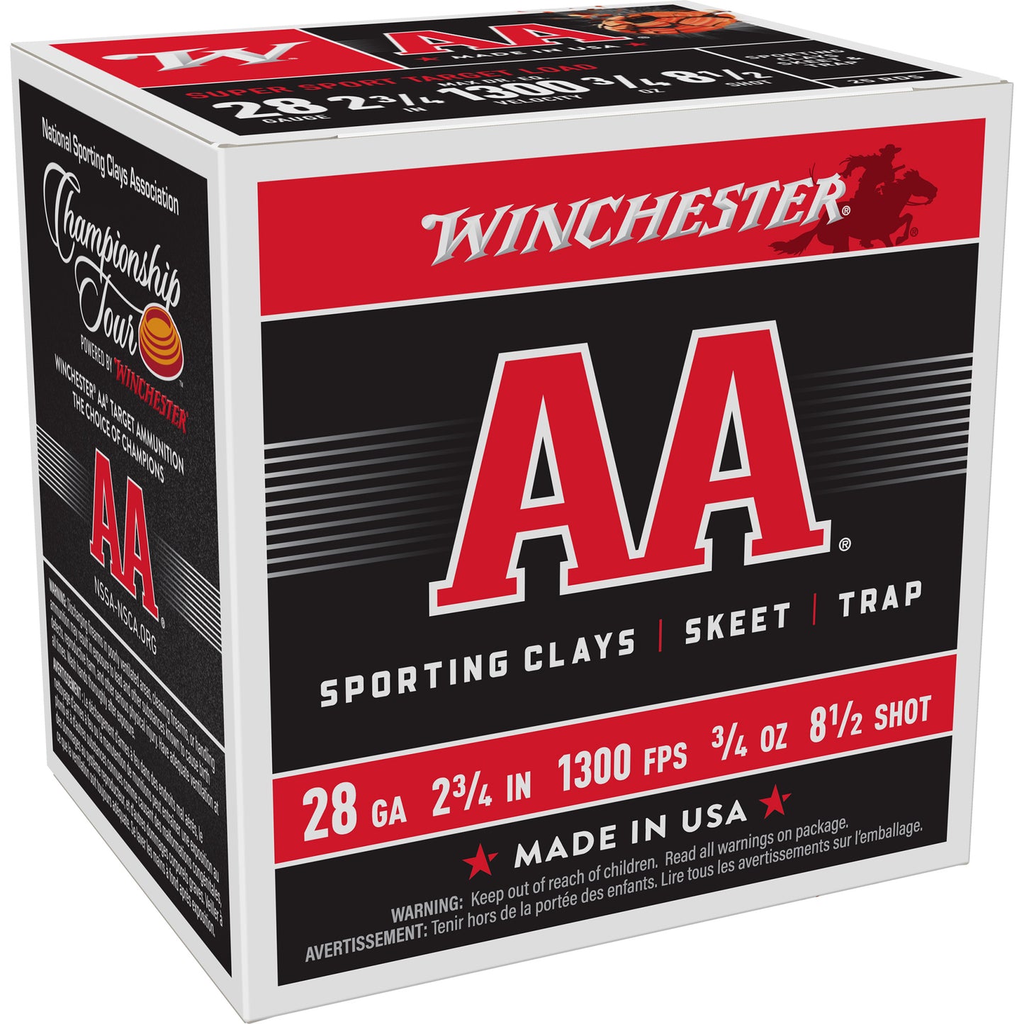 Winchester AA 12ga Super Sport 2-3/4" #8 25/250