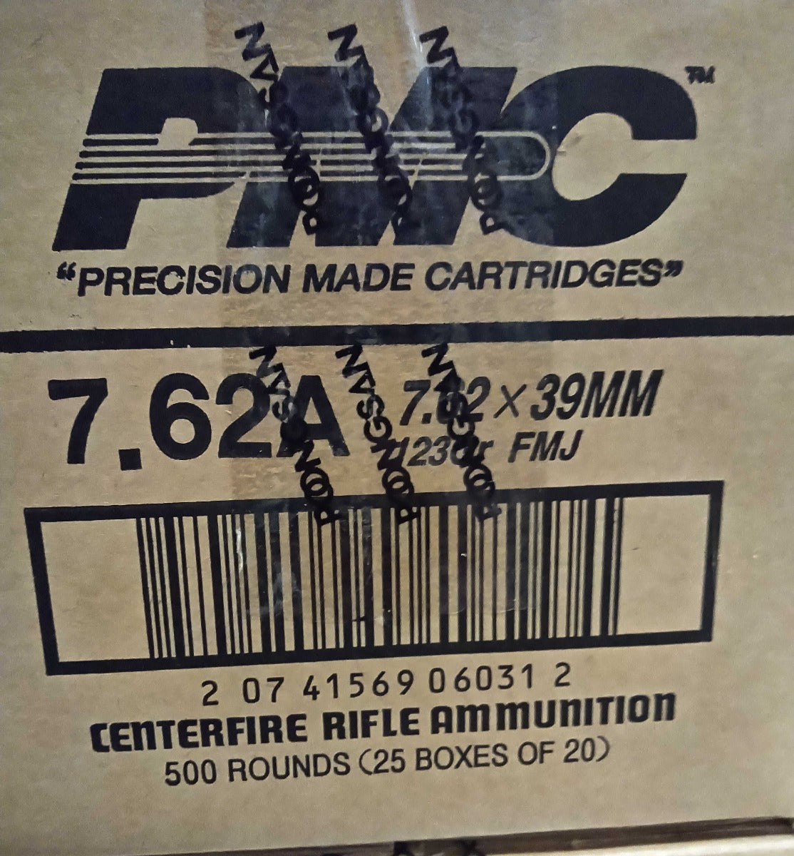 PMC Bronze 7.62x39 Rifle Ammo - 123 Grain | FMJ