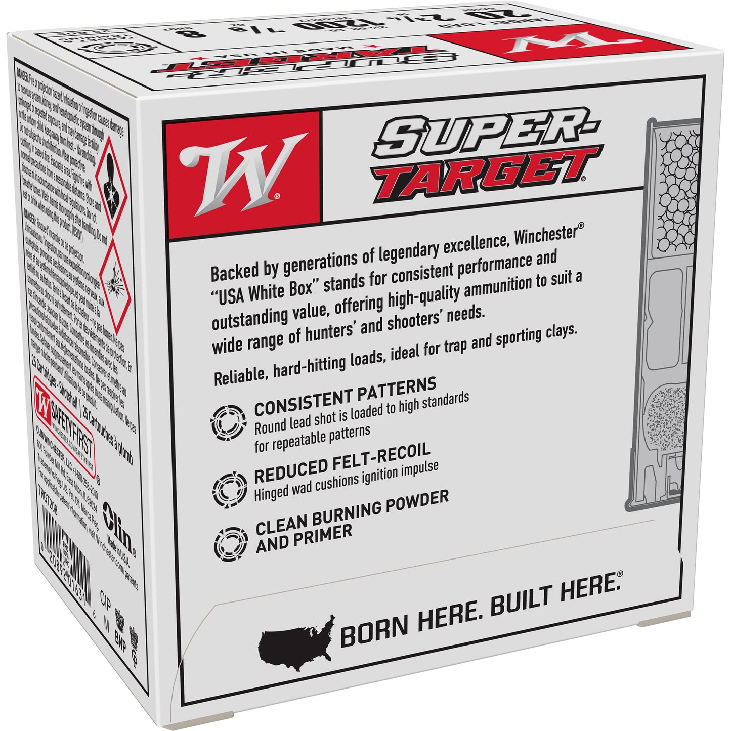 Win Supertrgt 20ga 2.75" #8 25/250