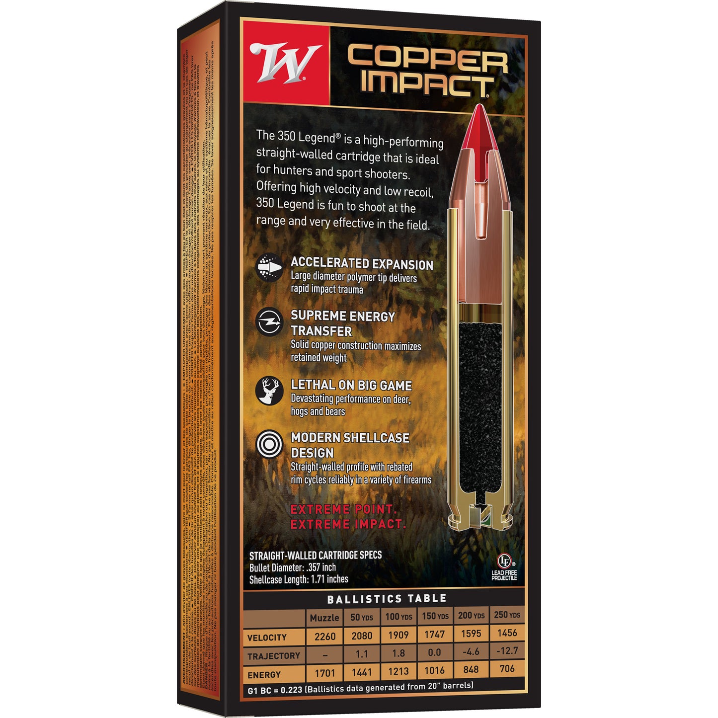 Win Deer Xp Copper 350leg 150gr 20/2