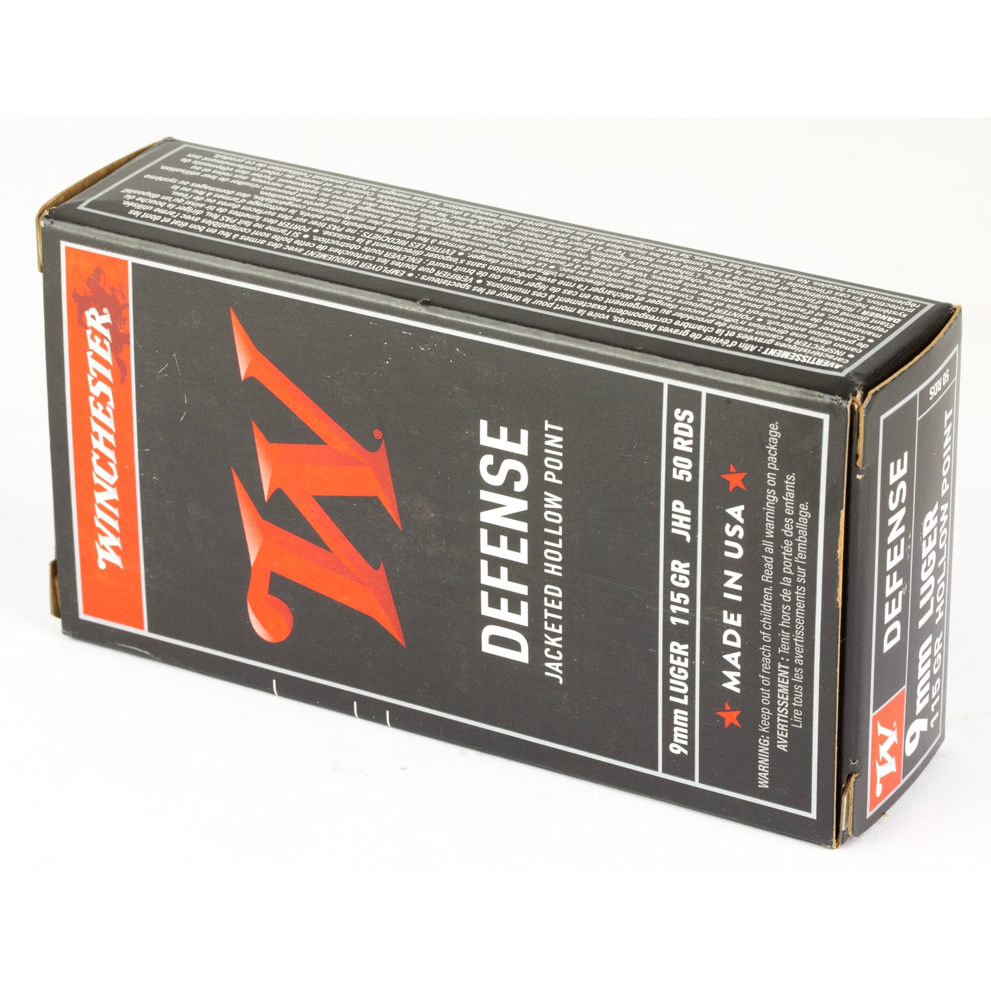 Winchester, USA, 9mm, 115 Grain | JHP |  (50 Round Box)