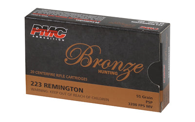 PMC Bronze .223 Remington Rifle Ammo - 55 Grain | SP