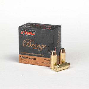 PMC Bronze 10mm Handgun Ammo - 170 Grain | JHP |