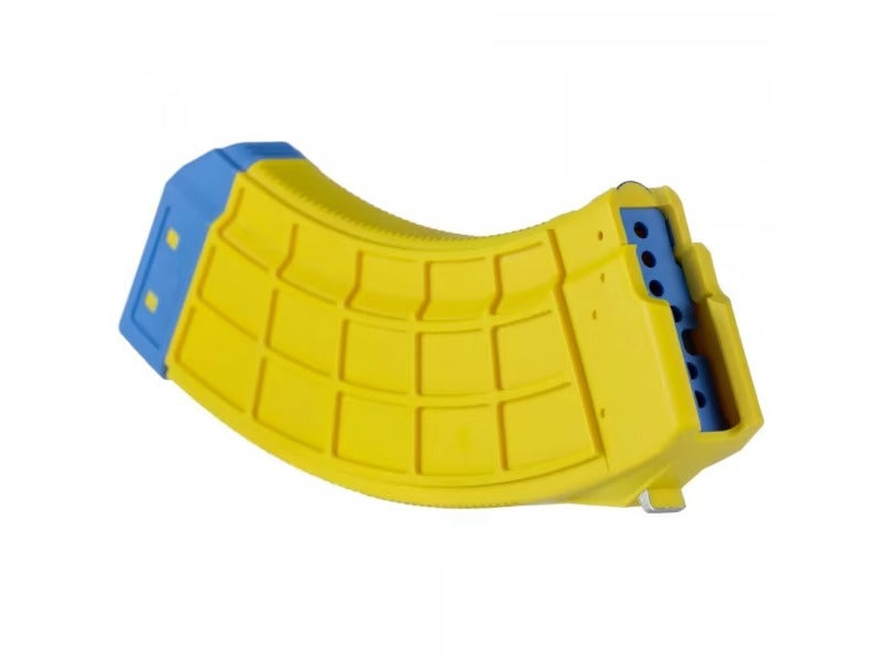 U.S. Palm "Banana" AK-47 Magazine - Yellow | 30rd | Stainless Steel Latch Cage