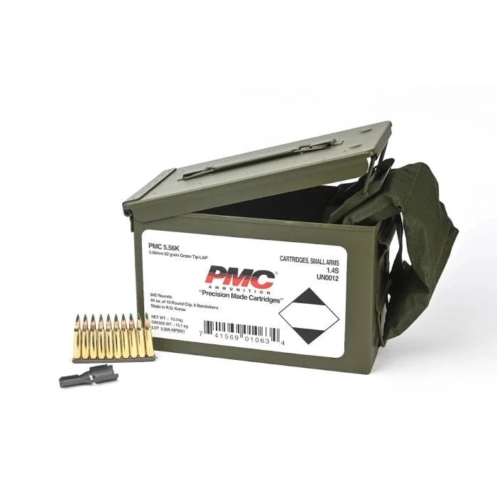 PMC Bronze Ammo Can 5.56NATO Rifle Ammo - 62 Grain | LAP |  (840 Round Can)