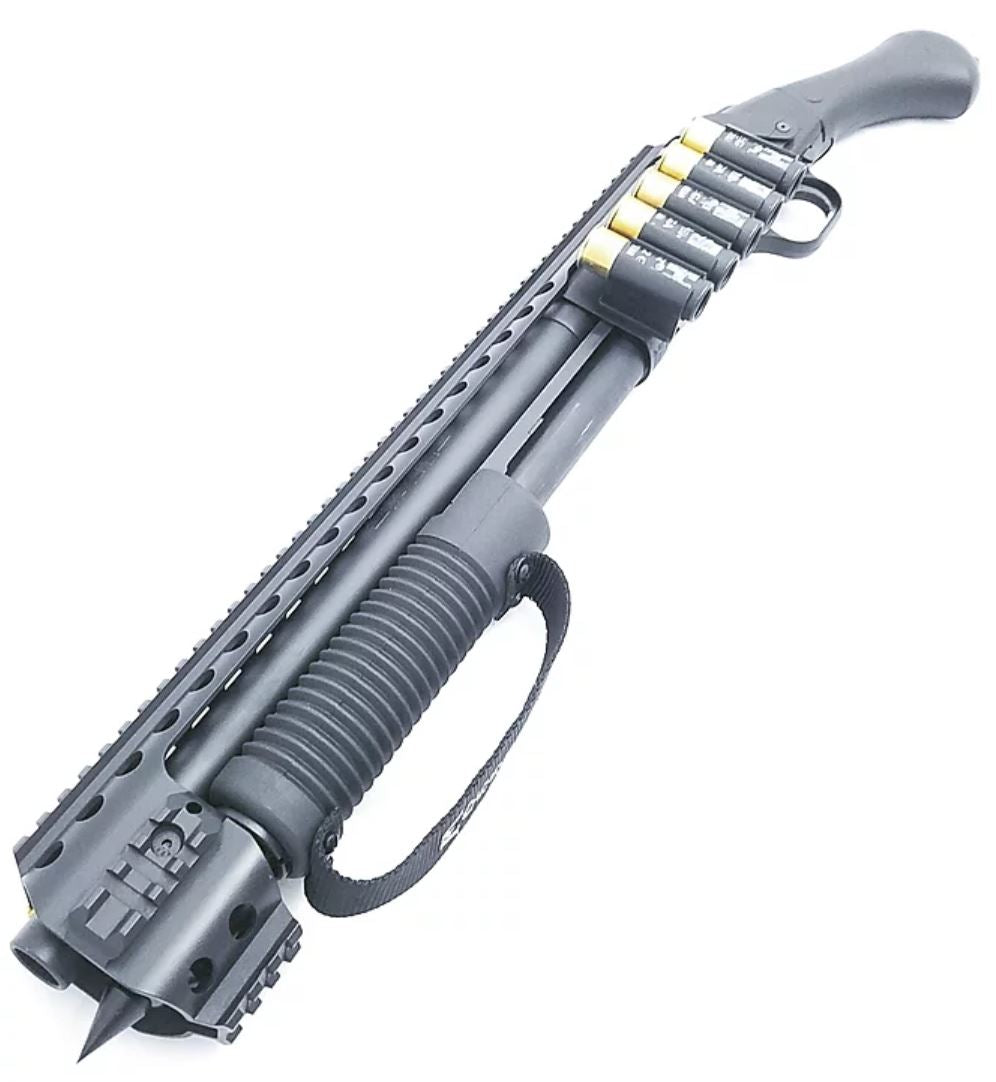 Black Aces Tactical Rail Kit - Black | Quad Rail | Side Shell Holder | Fits Mossberg Shockwave