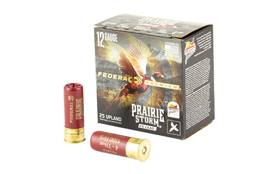 Federal, Prairie Storm, FLIGHTCONTROL FLEX WAD, 12 Gauge, 2.75", #4 Shot, CPL/Nickel-plated Lead Pellets  (25 Round Box)