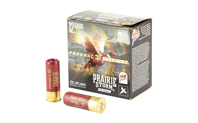 Federal, Prairie Storm, FLIGHTCONTROL FLEX WAD, 12 Gauge, 2.75", #5 Shot, CPL/Nickel-plated Lead Pellets  (25 Round Box)