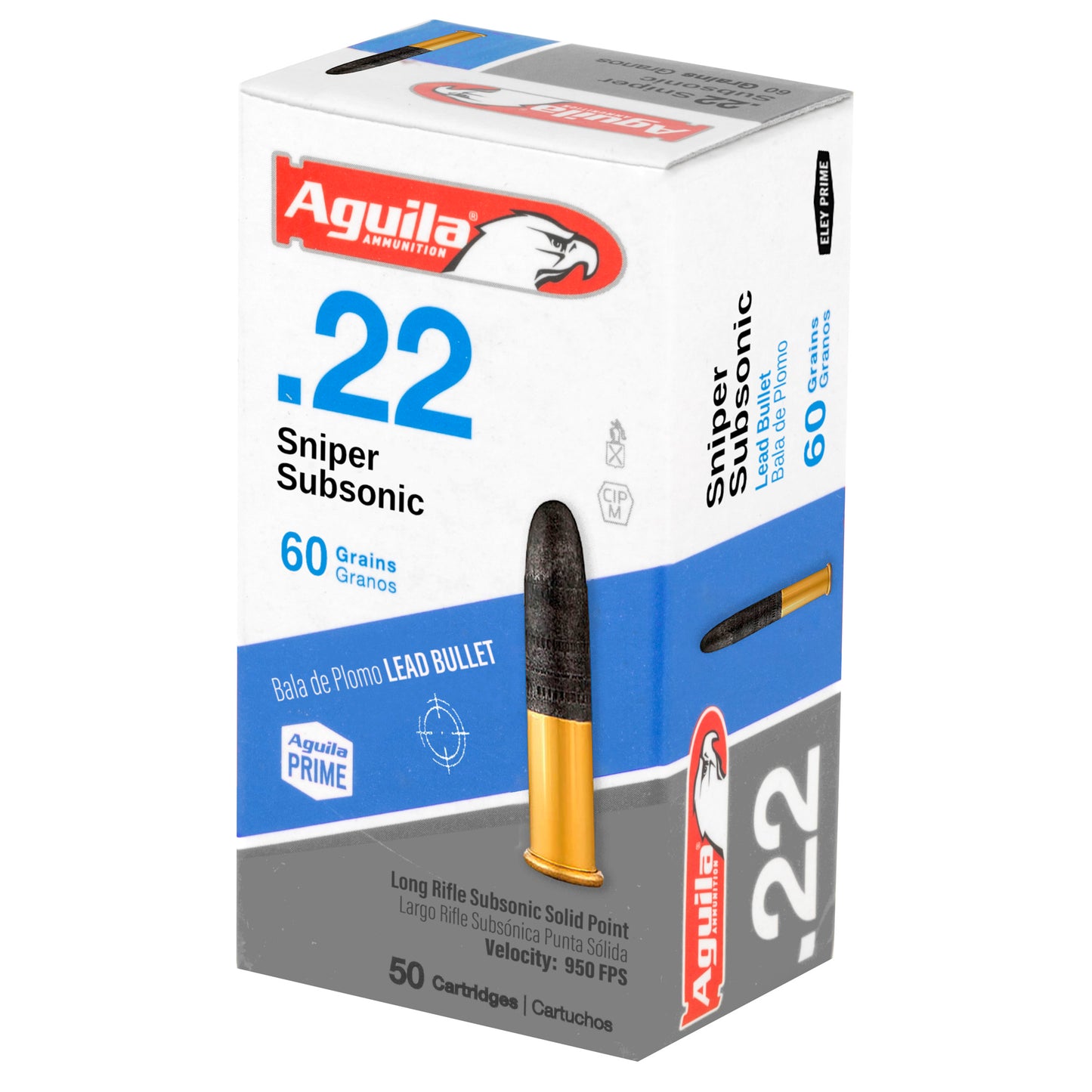 Aguila 22lr Sniper Sub 60gr 50/1000