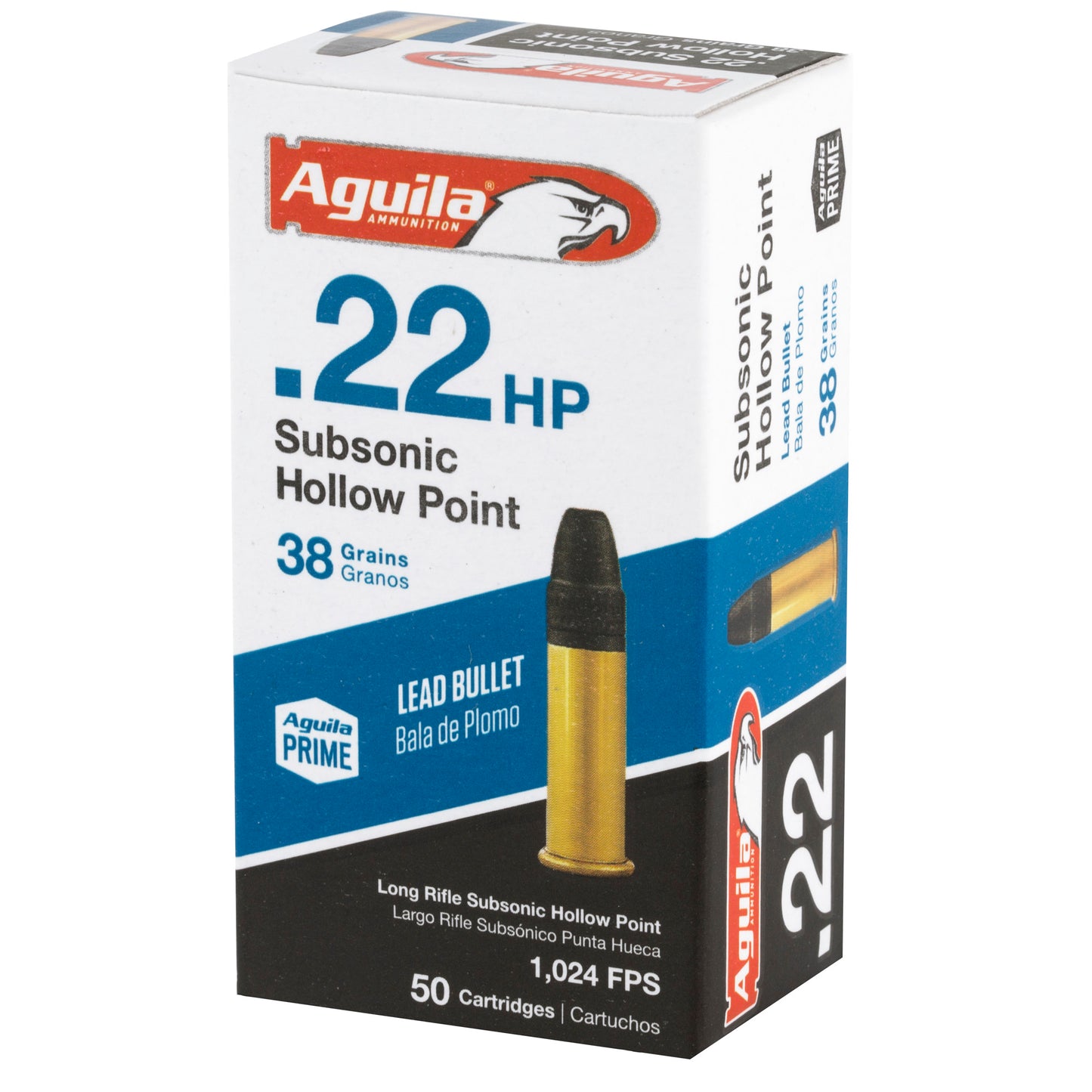 Aguila 22lr Sub Hv 38gr Hp 50/1000