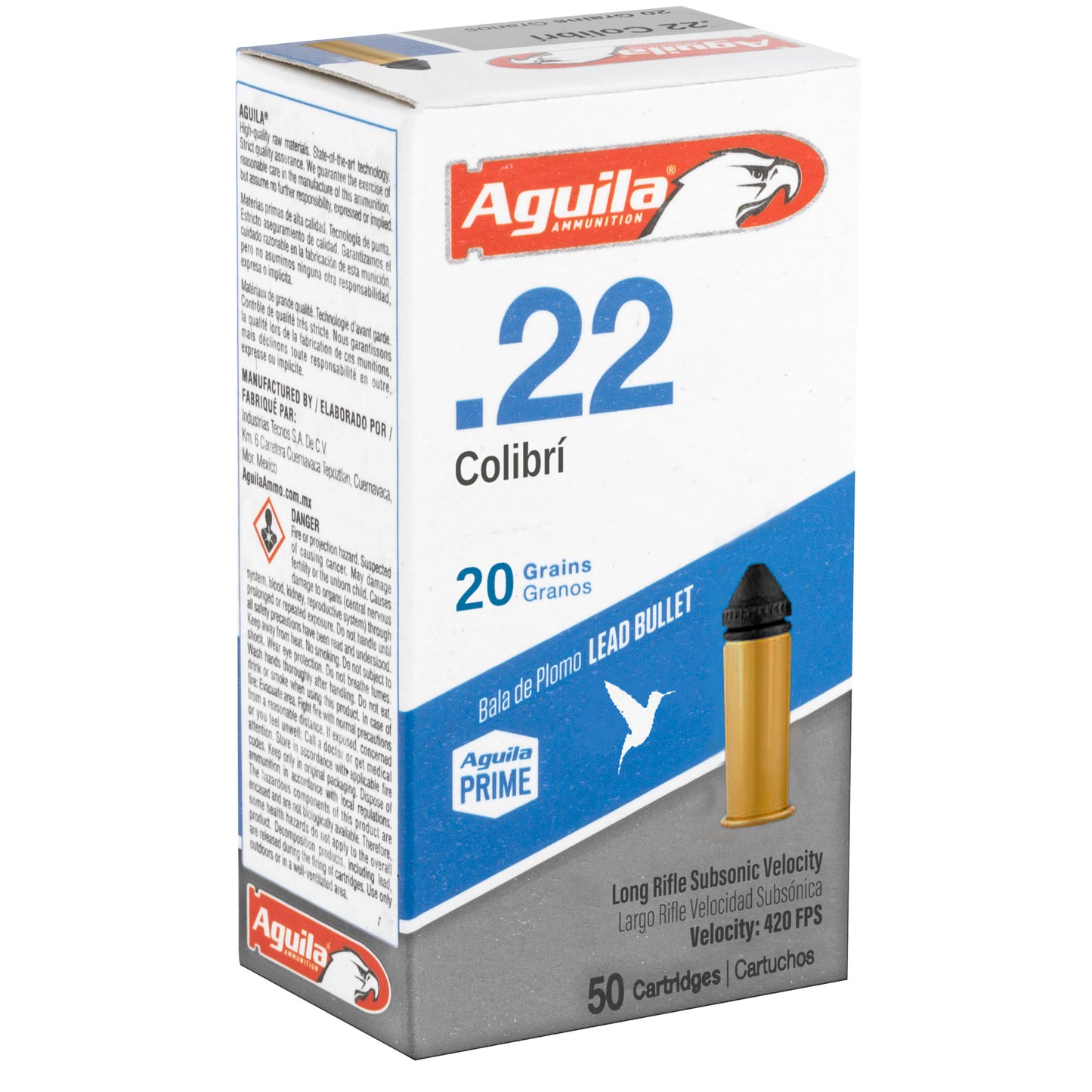 Aguila 22lr Colibri 20gr 50/1000