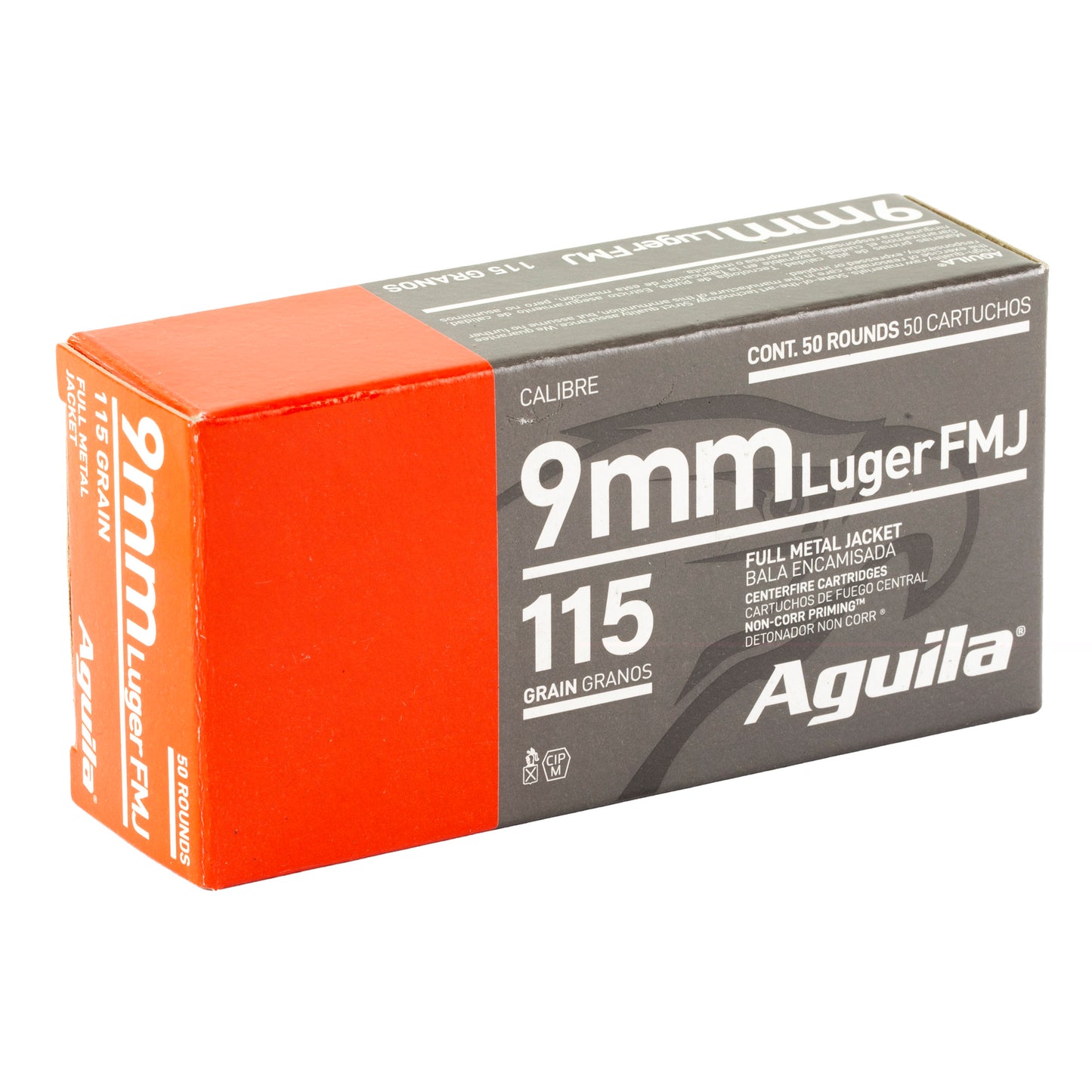 Aguila, 9mm, 115 Grain | FMJ |  (50 Round Box)