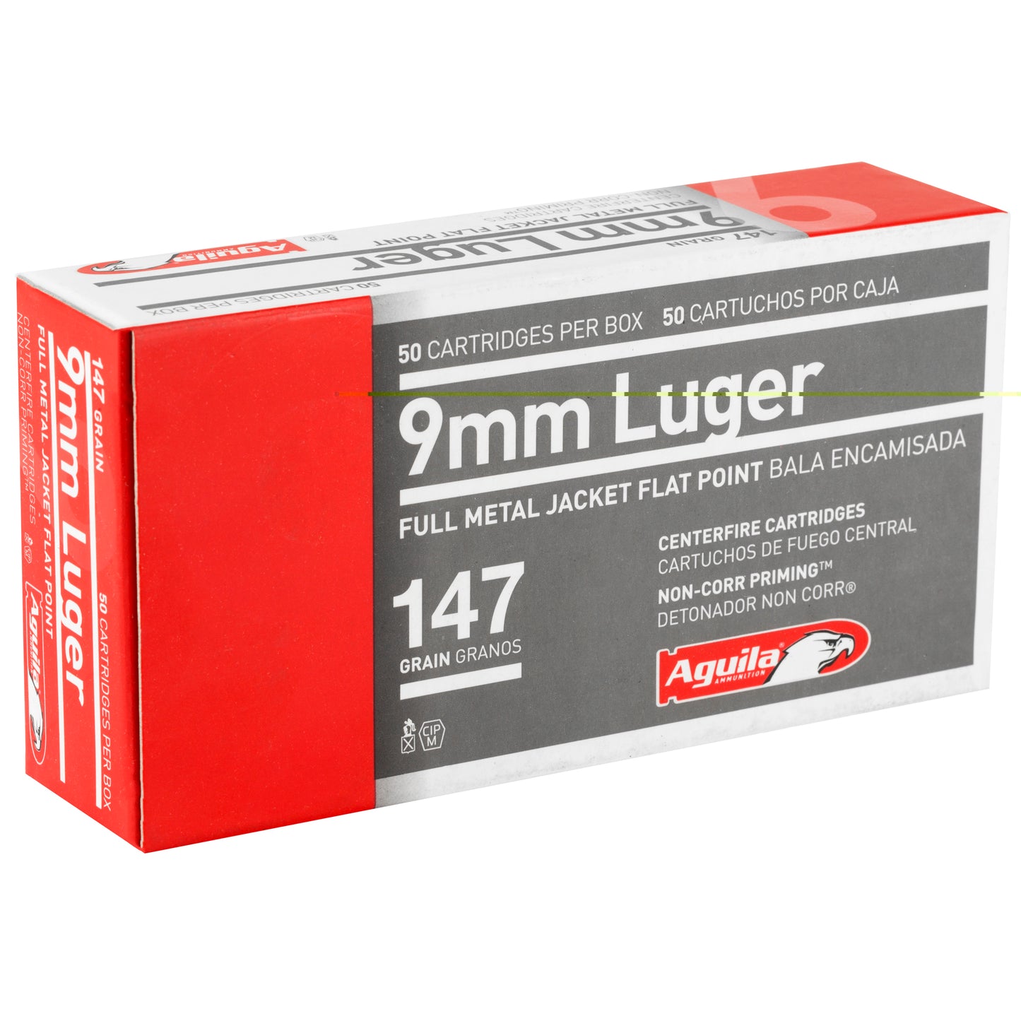 Aguila, 9mm, 147 Grain | FMJ-Flat | (50 Round Box)