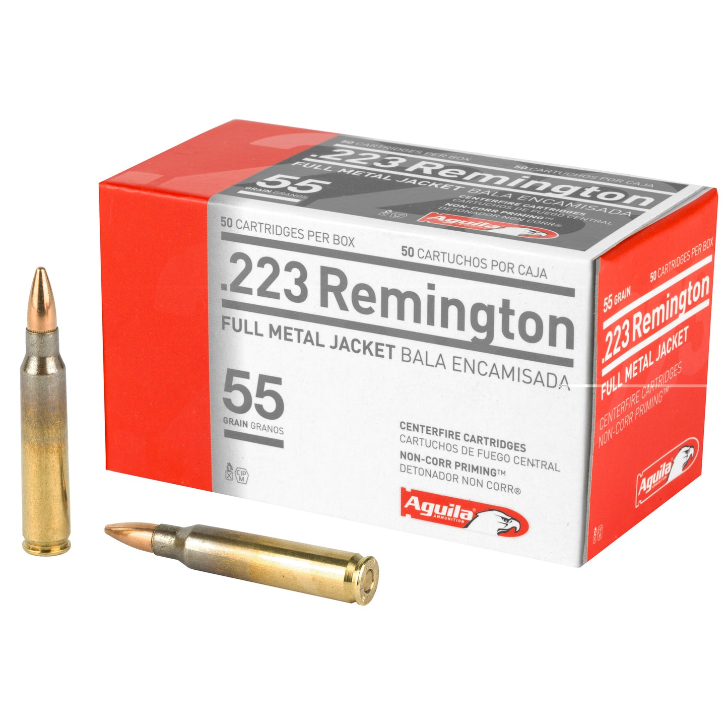 Aguila 223rem 55gr Full Metal Jacket (50 Round Box