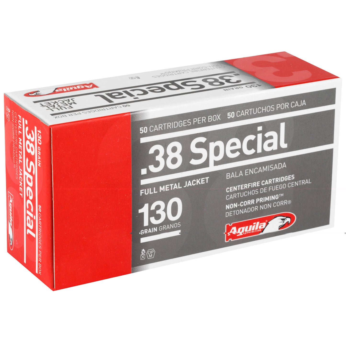 Aguila, 38 Special, 130 Grain | FMJ |  (50 Round Box)