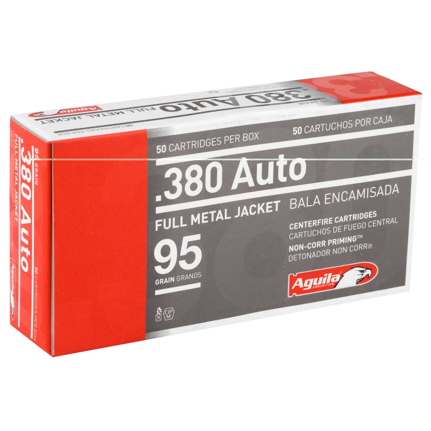 Aguila, 380 ACP, 95 Grain | FMJ |  (50 Round Box)