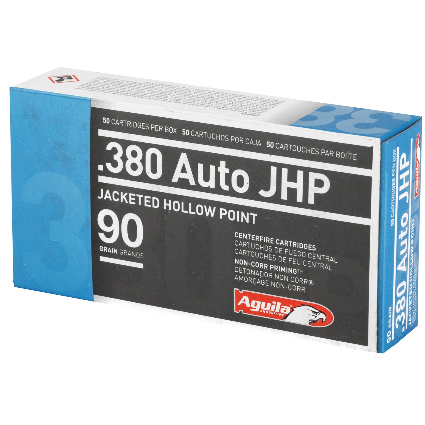 Aguila, 380 ACP, 90 Grain | JHP |  (50 Round Box)