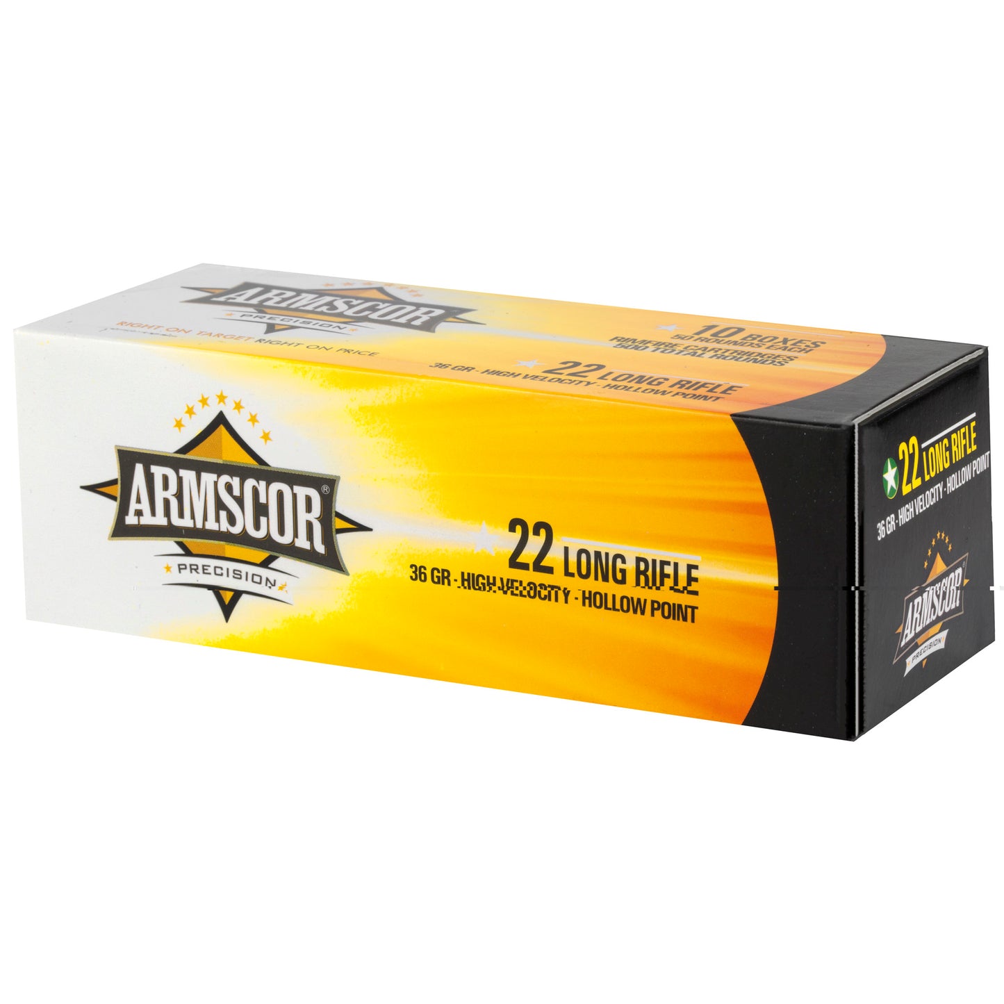 Armscor 22 Long Rifle High Velocity Hollow Point 36Gr (50 Round box)