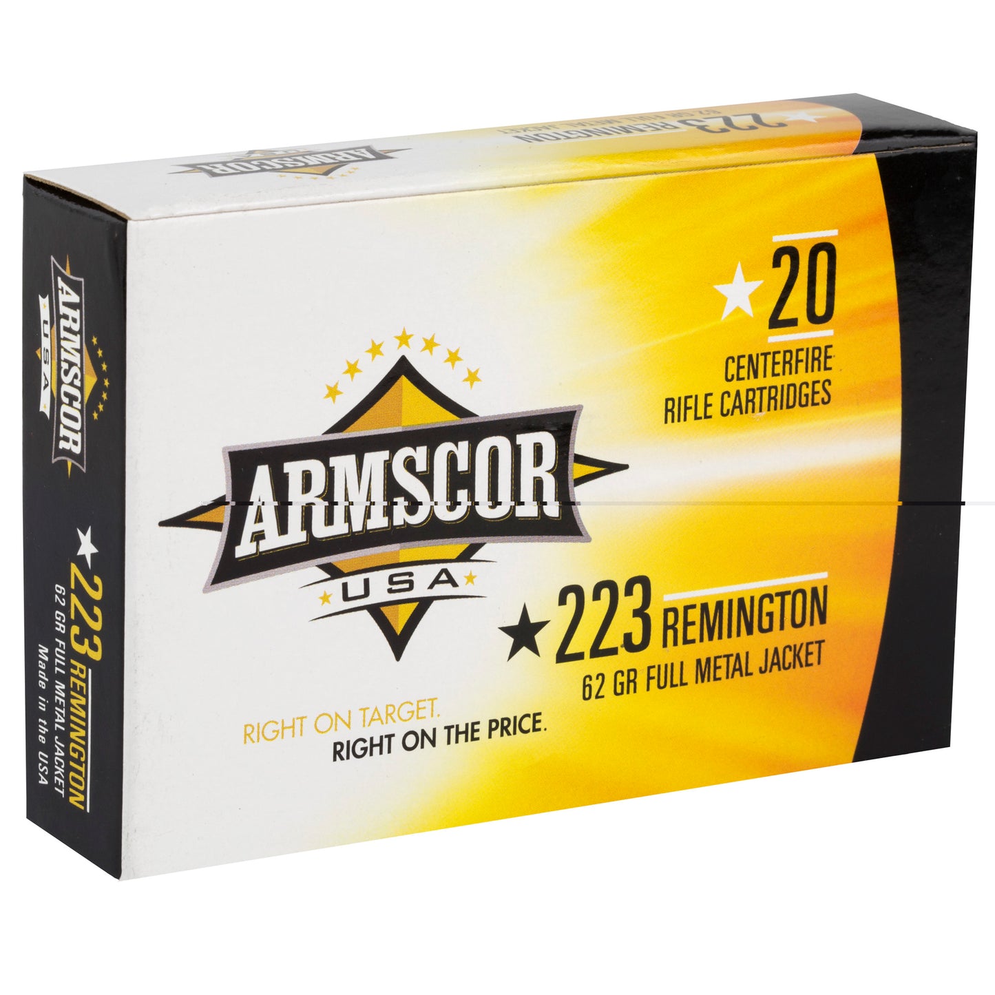 Armscor, .223 Rem, 62 Grain | FMJ |  (20 Round Box)