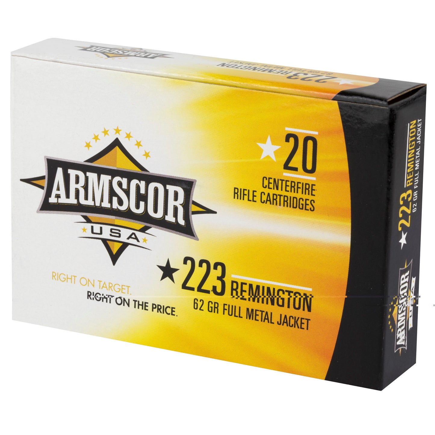 Armscor, .223 Rem, 62 Grain | FMJ |  (20 Round Box)