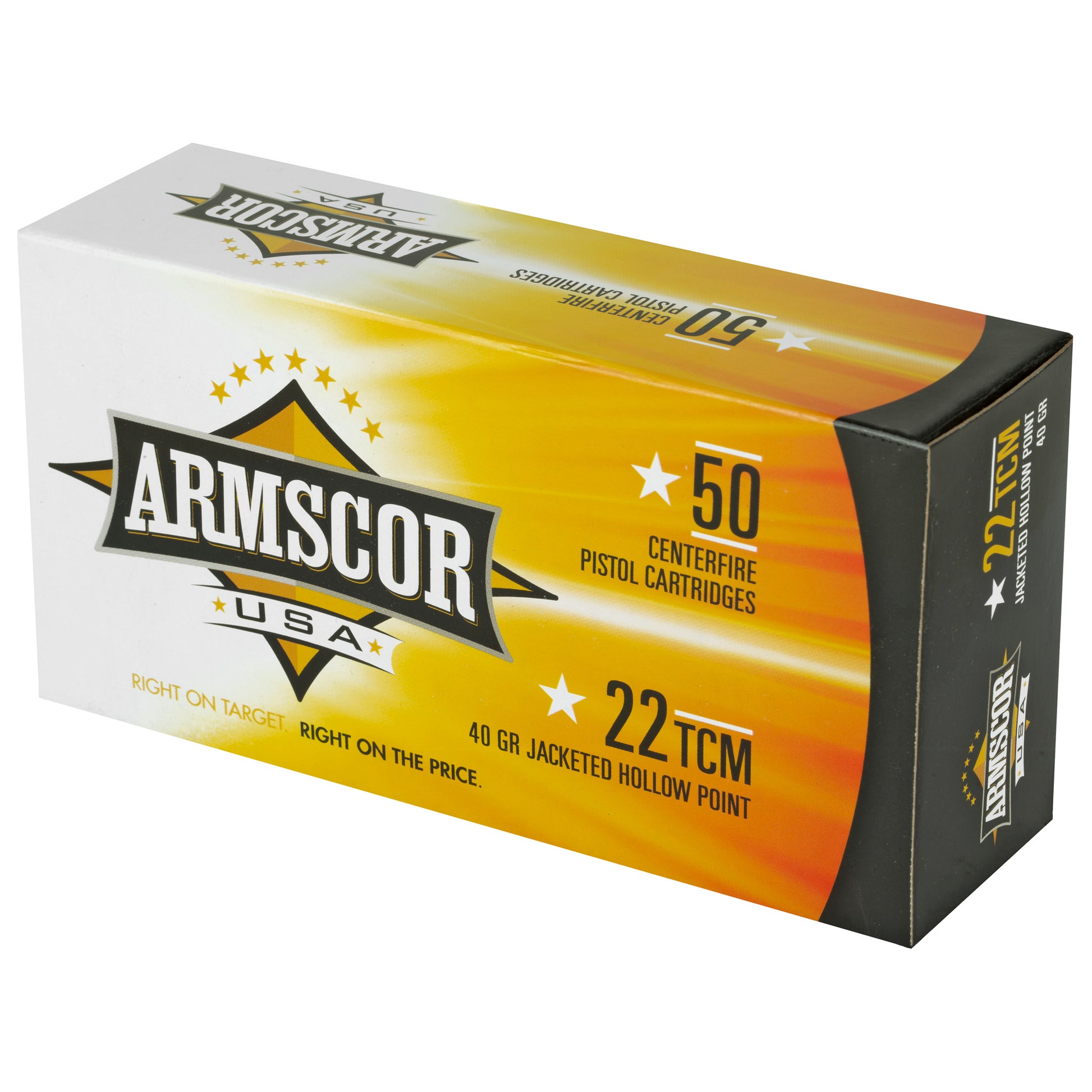 Armscor USA, .22, (Tuason, Craig, and Micromag), TCM, 40grain | Jacketed hollow point, JHP | 50 Rounds per Box 