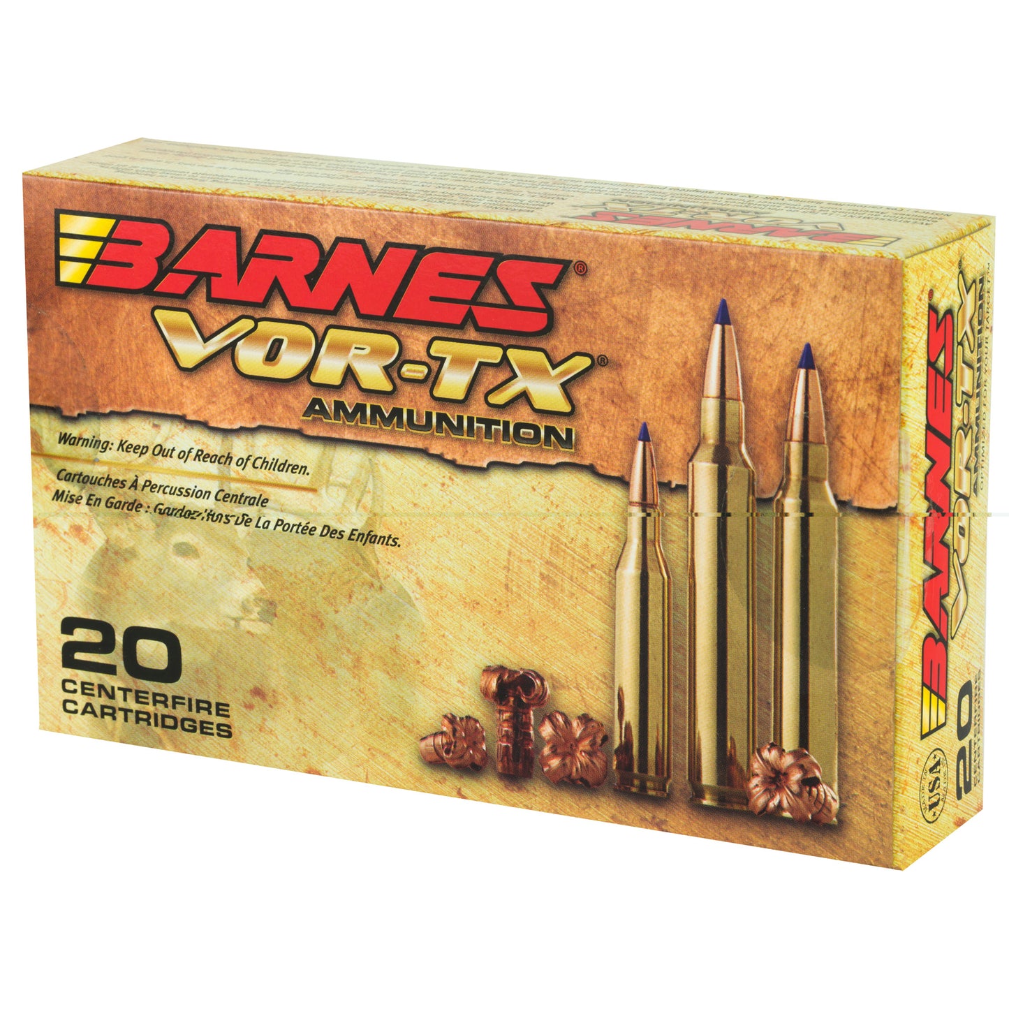 Barnes, VOR-TX, 270WIN, 130 Grain | TTSX BT| Lead Free  (20 Round Box)