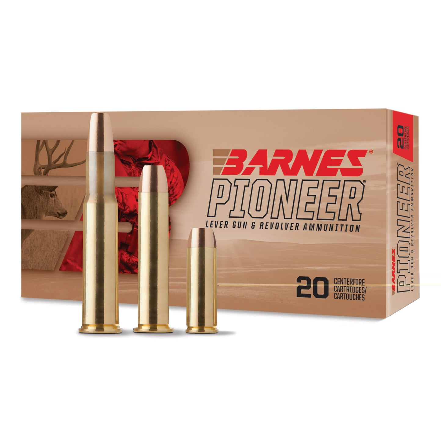 Barnes Pioneer 45-70 Government 300Gr TSX (Tipped Soft Point) 20/200