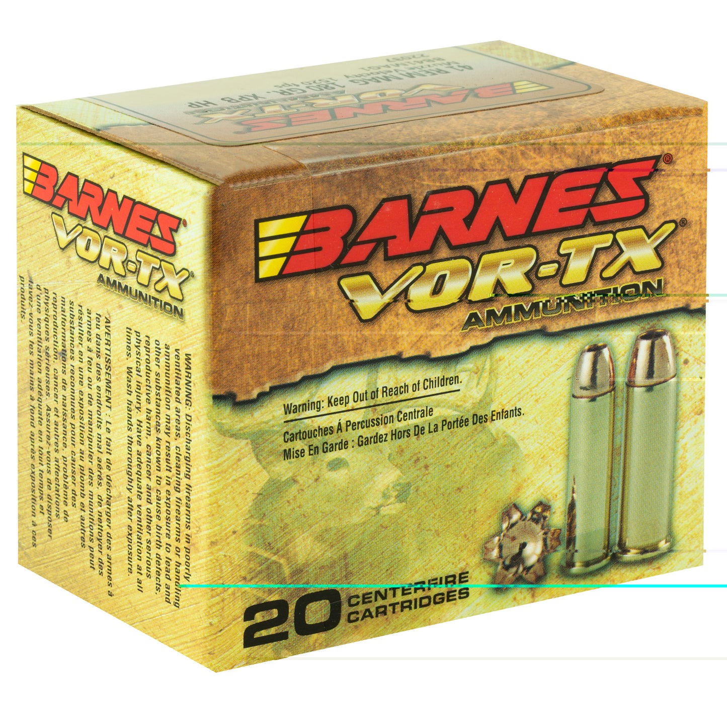 Barnes, VOR-TX, 41 Mag, 180 Grain | XPB |  (20 Round Box)