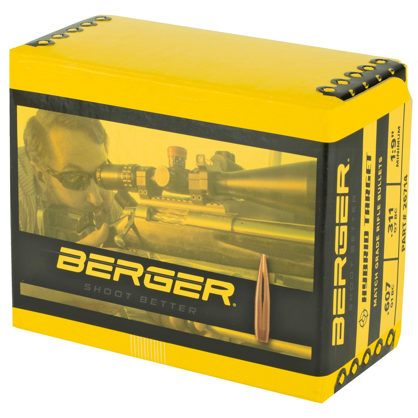 Berger 6.5mm 140g Hybrid Targt 500ct