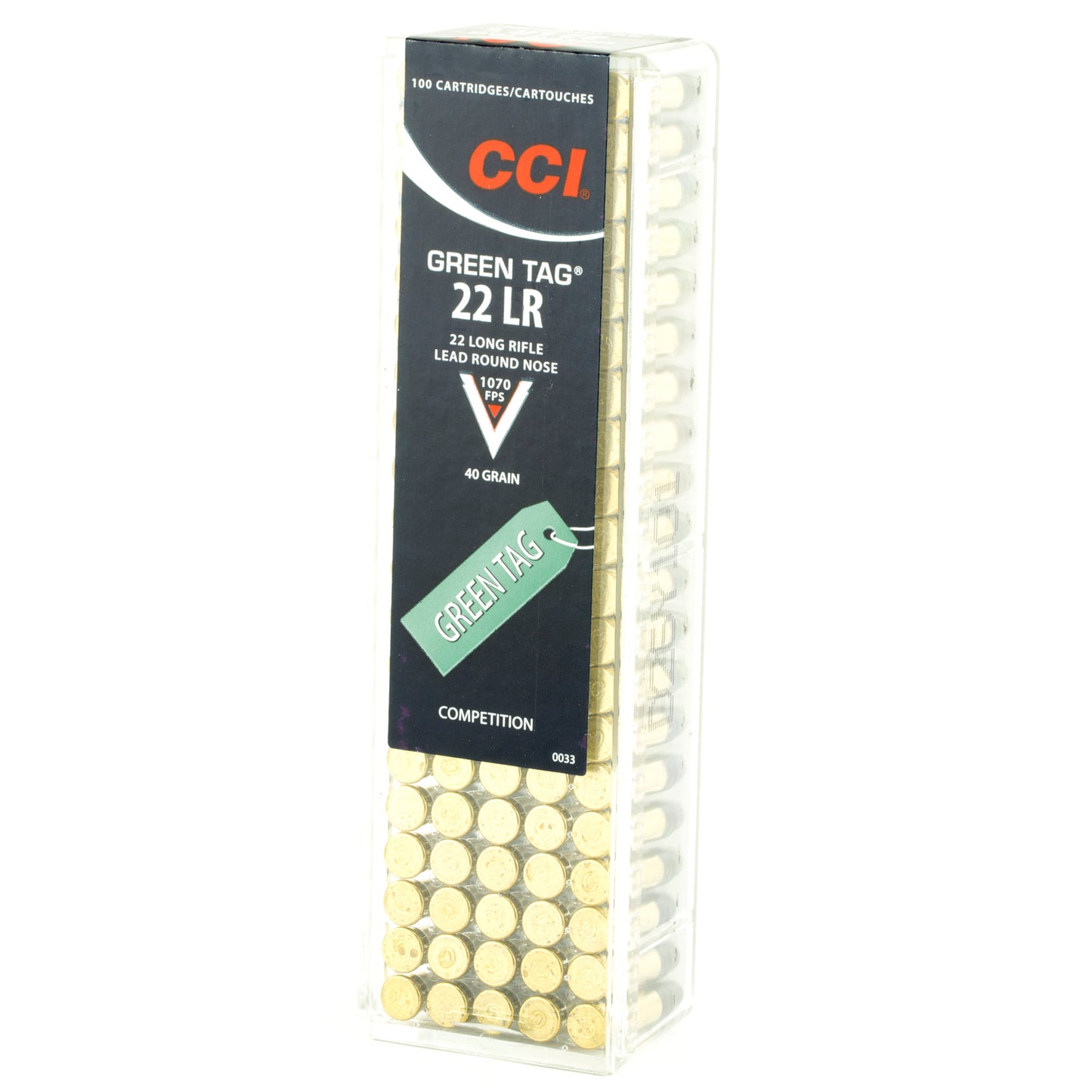 Cci 22lr Green 40Gr Tag Comp 100/5000