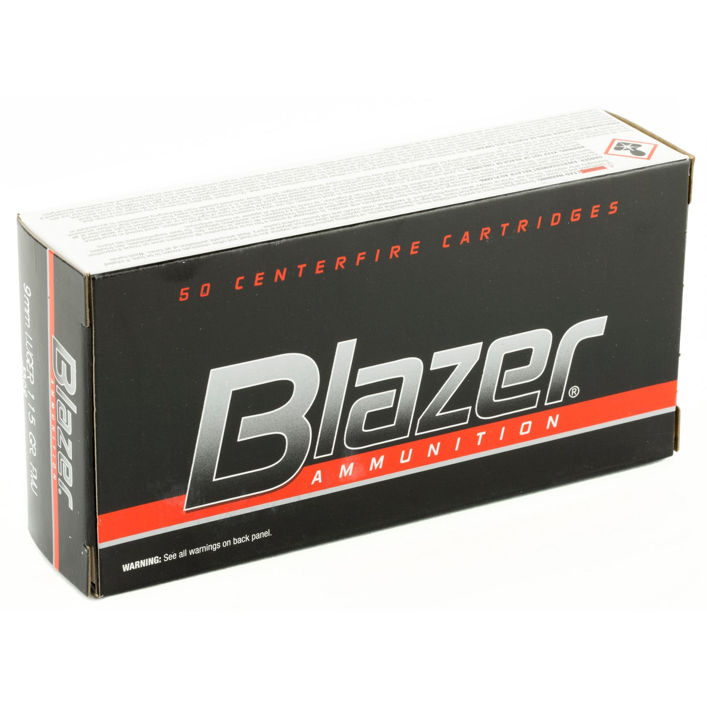 Blazer 9mm 115gr Full Metal Jacket (50 Round Box)