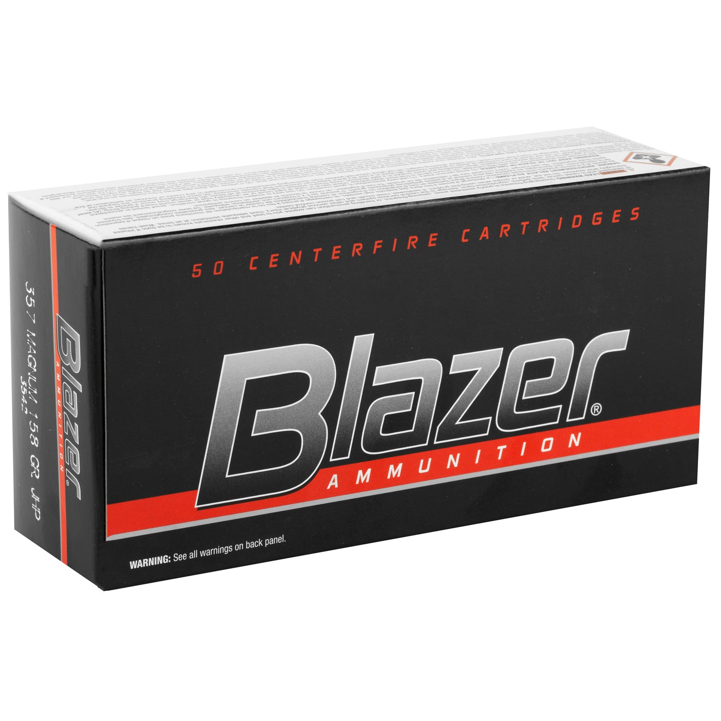 CCI, Blazer Ammunition, .357 Magnum, 158grain | Jacketed Hollow Point, JHP | 50 Rounds per Box