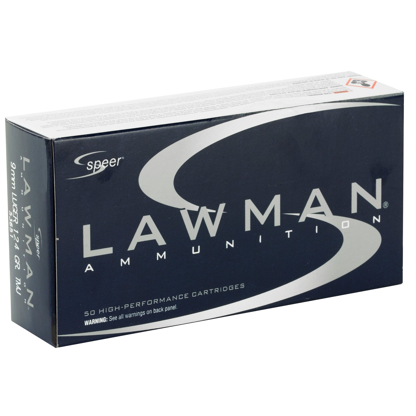 Speer Lawman, 9mm, 124 Grain | TMJ |  (50 Round Box)