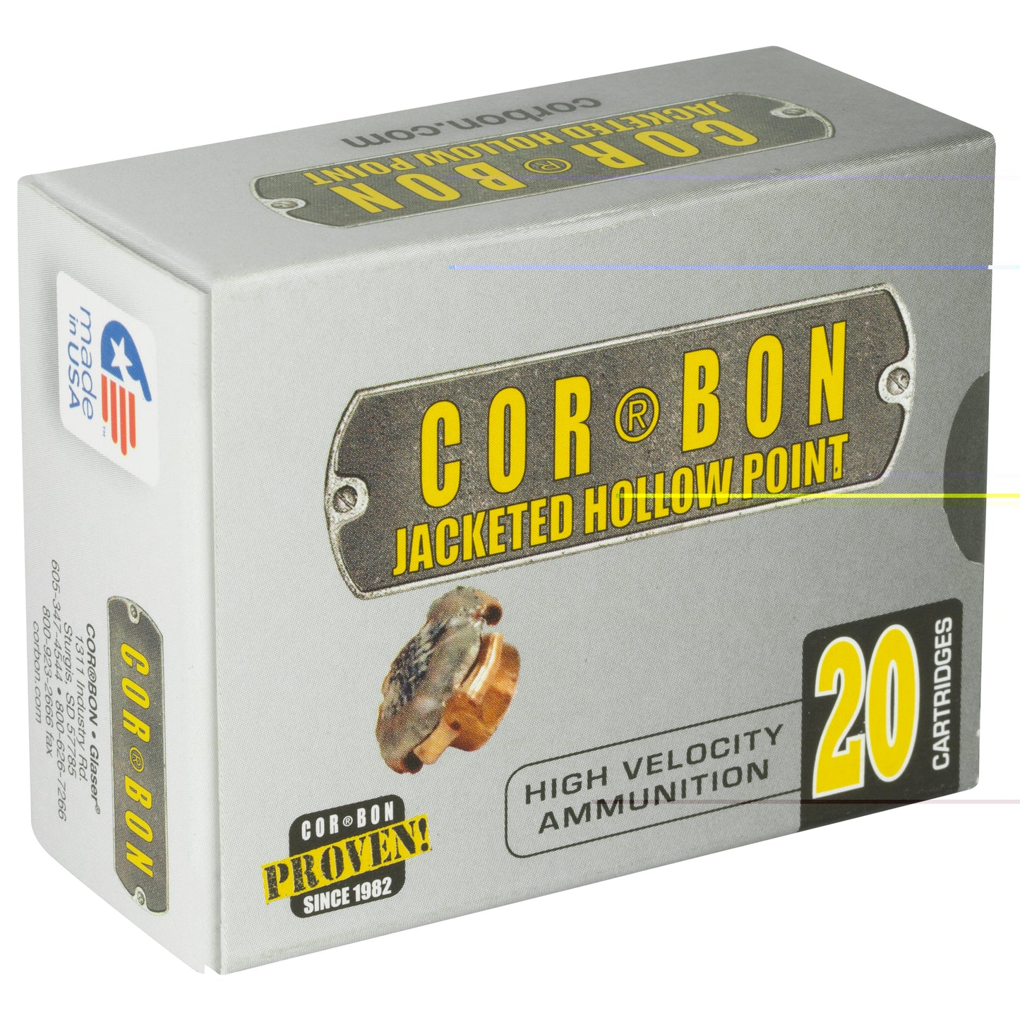 Corbon, 357 Sig, 125 Grain | JHP |  (20 round Box)