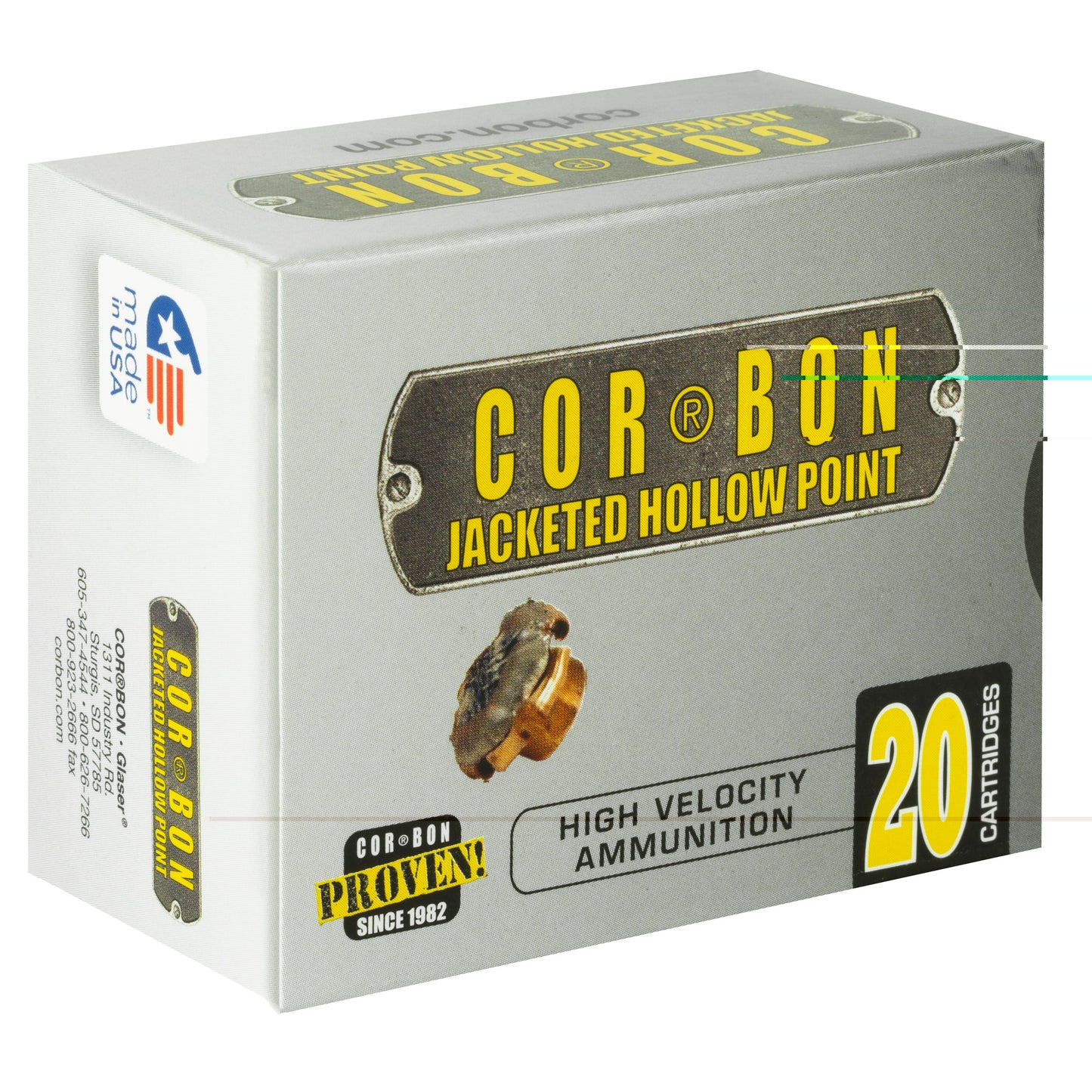 Corbon 38spl+p 125gr Jhp 20/500