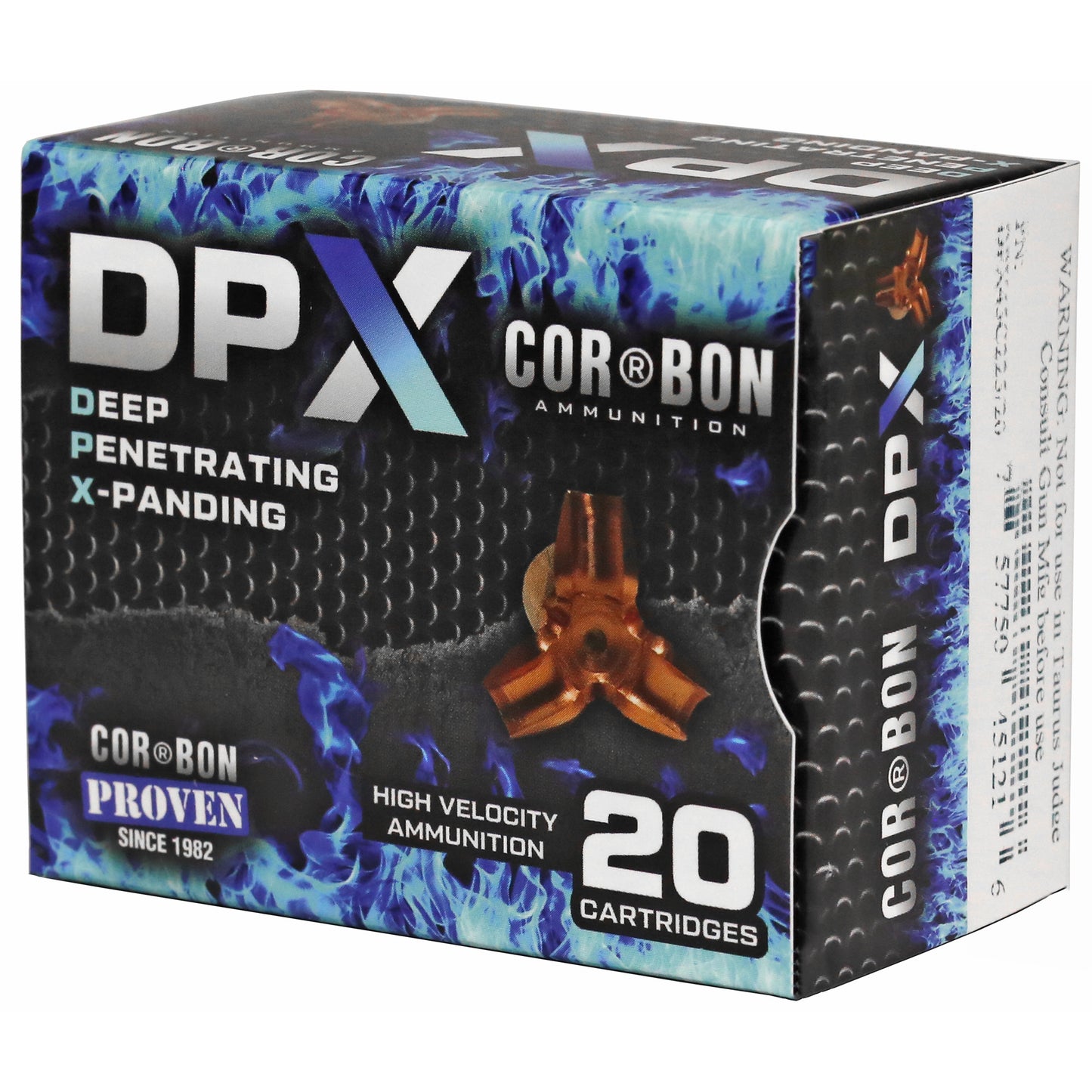 Corbon Ammo, Deep Penetrating X Bullet, 45LC, +P, 225 Grain, Barnes X  (20 Round Box)