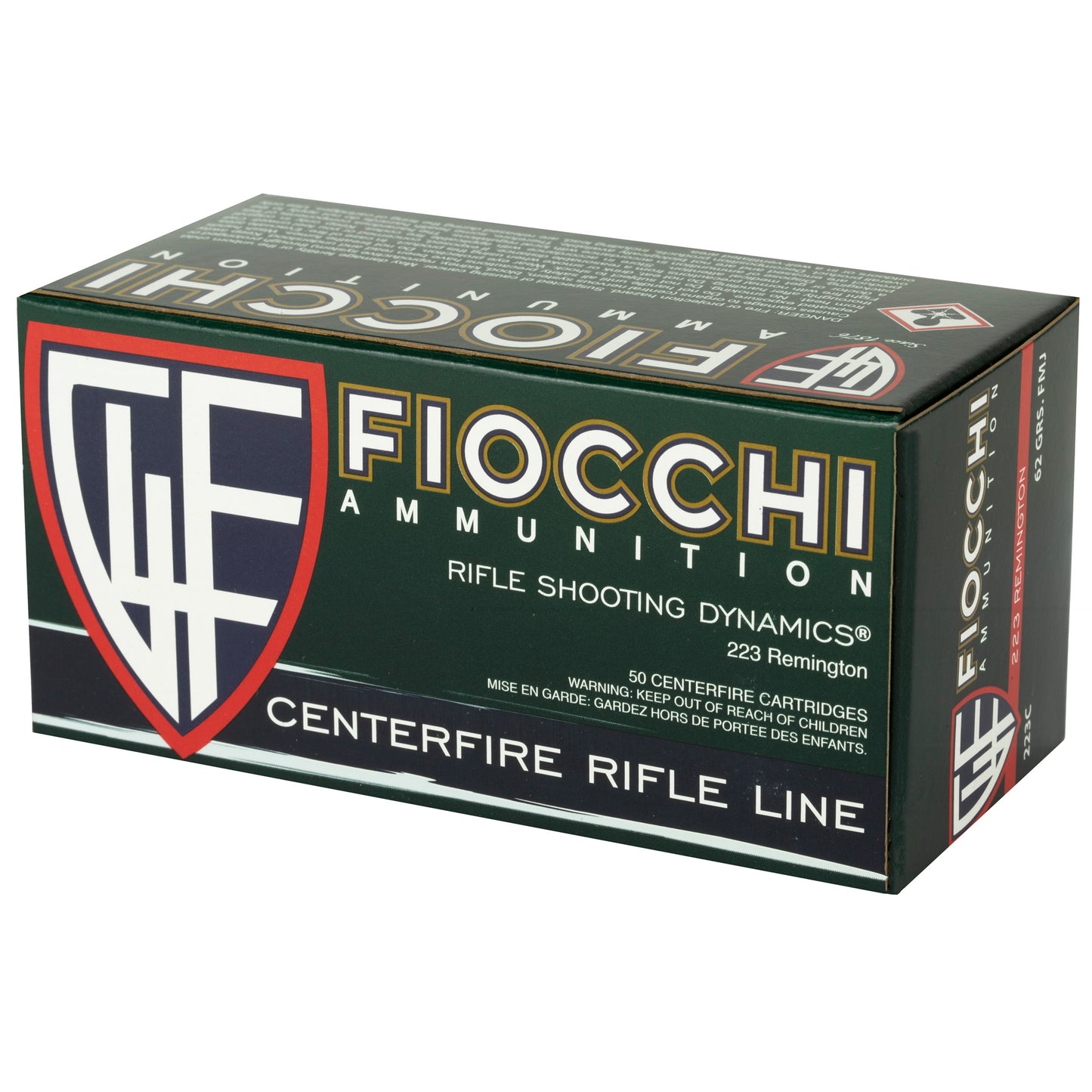 Fiocchi 223rem 62gr Fmjbt 50/1000