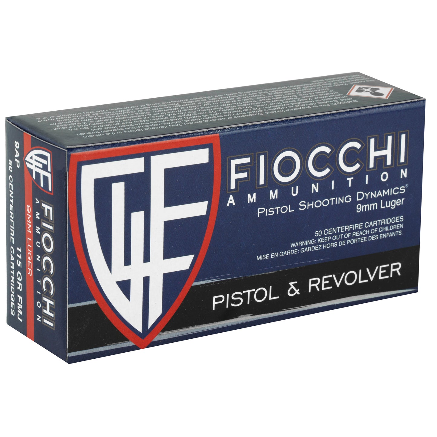 Fiocchi 9mm 147gr Fmj 50/1000