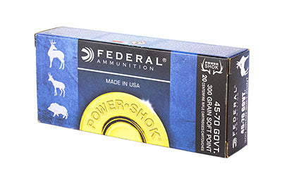 Fed Pwrshk 45-70 300gr Spr Fn 20/200