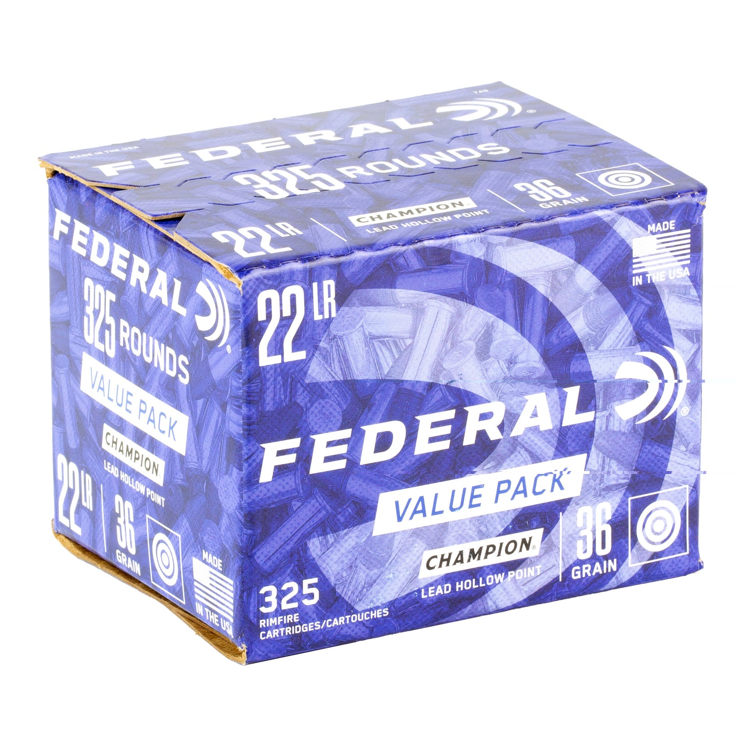 Fed 22lr 36gr Lead Hp 325 Ct