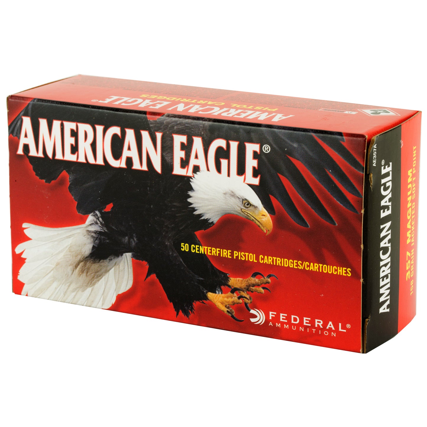 Federal, American Eagle, 357 Mag, 158 Grain | JSP |  (50 Round Box)