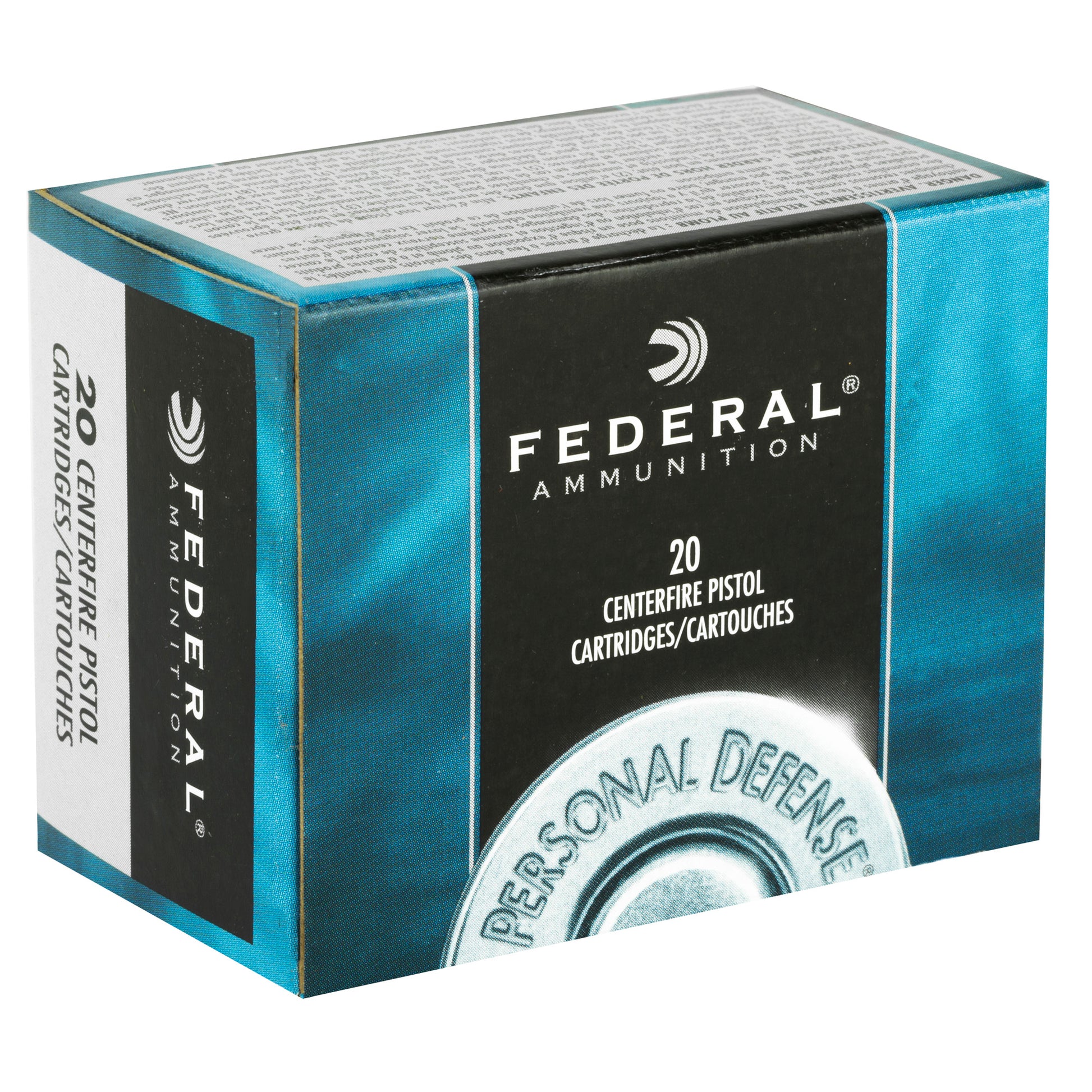 Federal, Personal Defense, .32, Harrington & Richardson, H&R Magnum, 85grain | Jacket Hollow Point, JHP | 20 Rounds per Box 