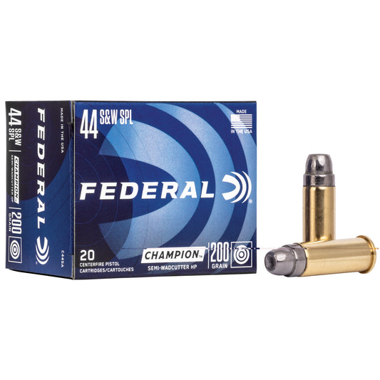 Federal Champ, 44 Spl, 200 Grain  | SWCHP |  (20 Round Box)