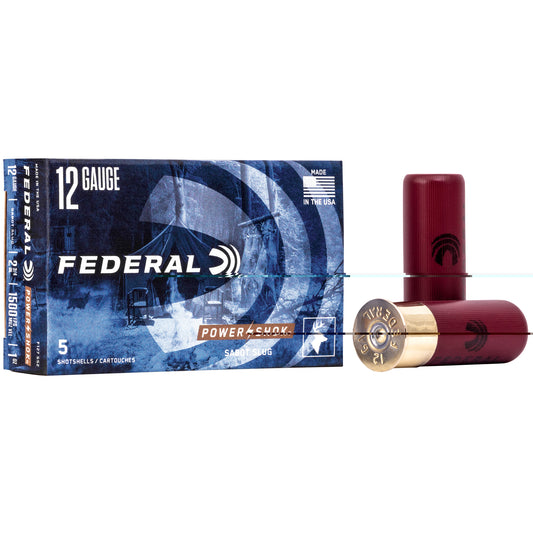 Federal, PowerShok, 12 Gauge, 2.75", Max Dram, 1oz, Sabot Slug, Hollow Point  (5 Round Box)