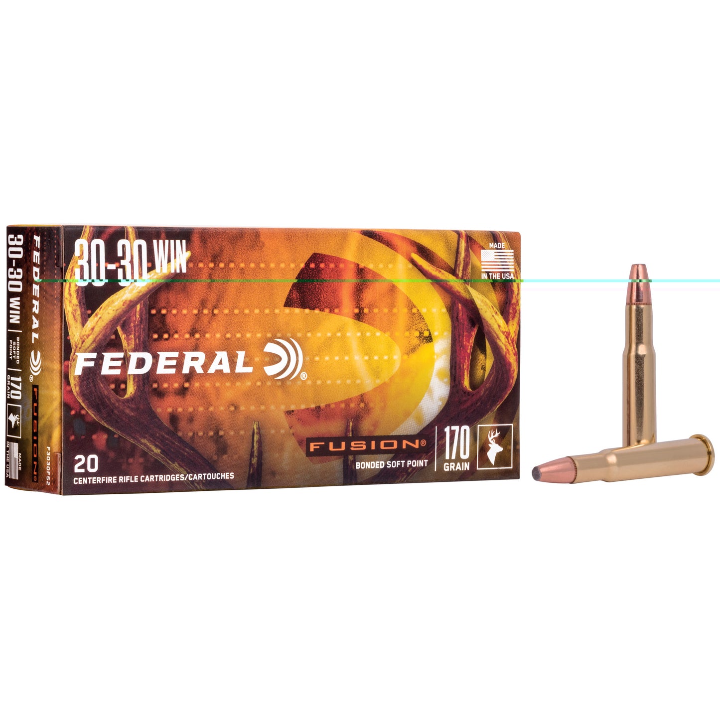 Fusion 30-30 Winchester 170Gr Fusion (20 Round Box)