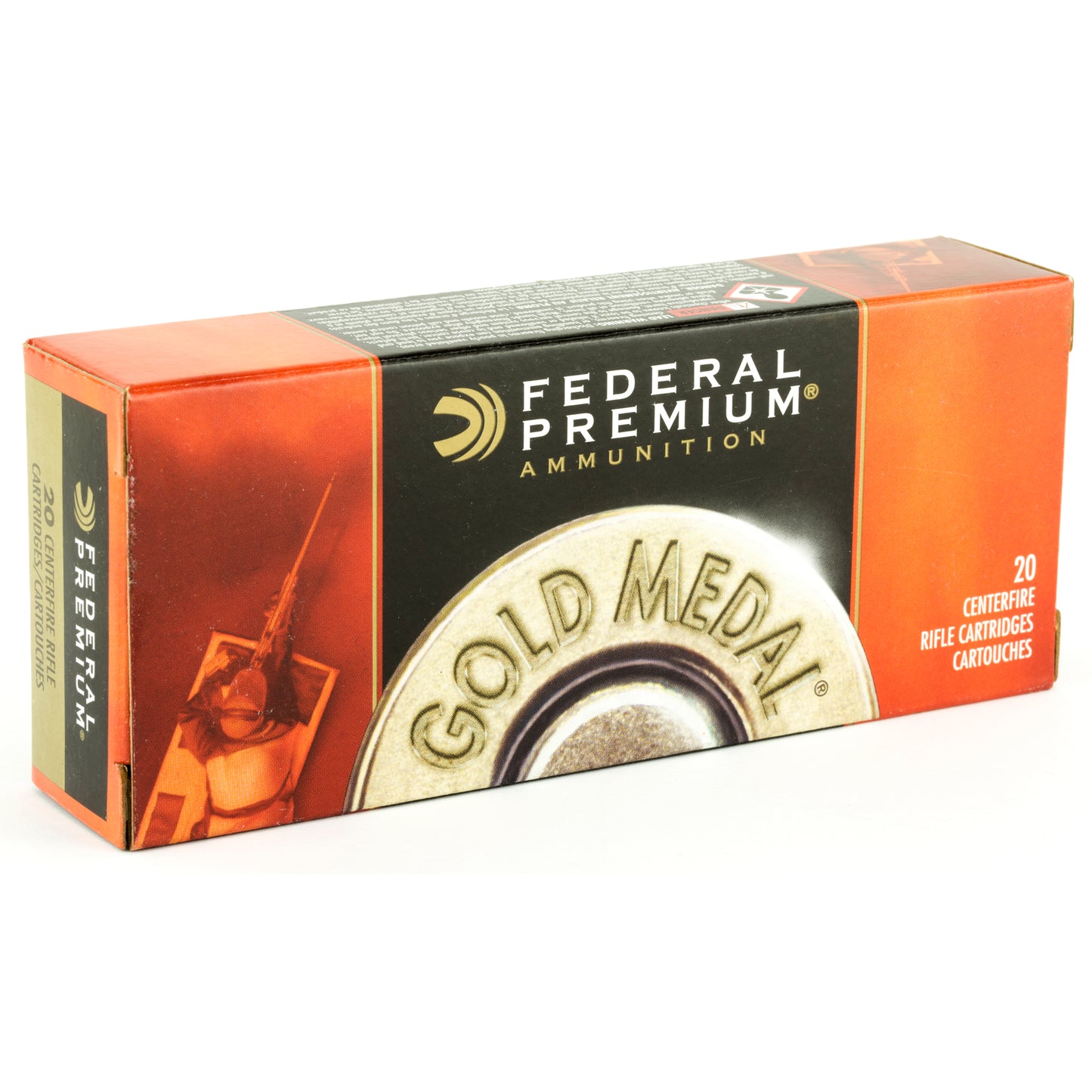 Federal, Gold Medal Match, 223 Remington, 77 Grain, Boat Tail Hollow Point, 20 Round Box