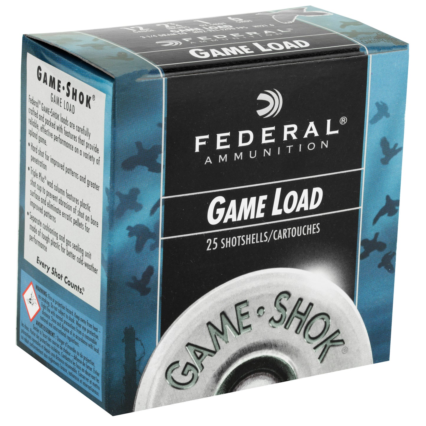 Fed Game Load 12ga 2 3/4" #6 25/250