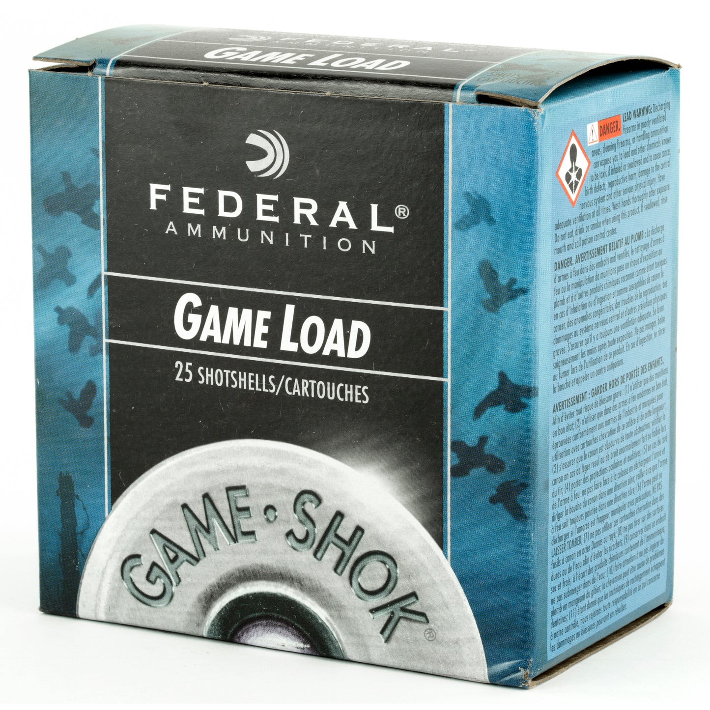 Federal Game Load 12ga 2 3/4" #8  (25 Round Box)