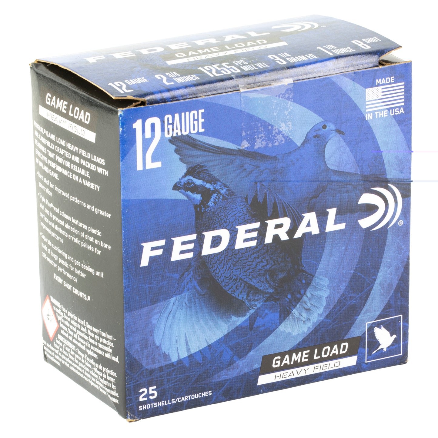 Fed Game Load 12ga 2.75" #8 25/250